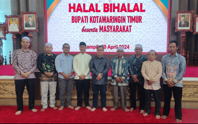 Masyarakat Menyambut Antusias Halal Bihalal Dadakan Digelar Halikinnor