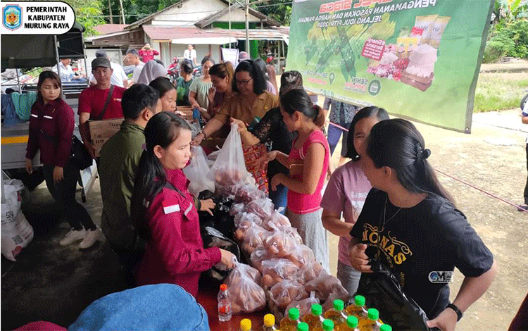 Pemkab Murung Raya Gelar Pasar Murah di Kecamatan Tanah Siang