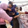 Tak Sampai Sejam, Pasar Murah di Taman Kota Sampit Ludes Diserbu Warga