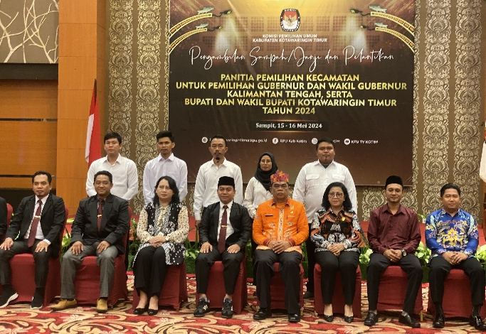 85 Anggota PPK Pilkada 2024 di Kotim Dilantik 