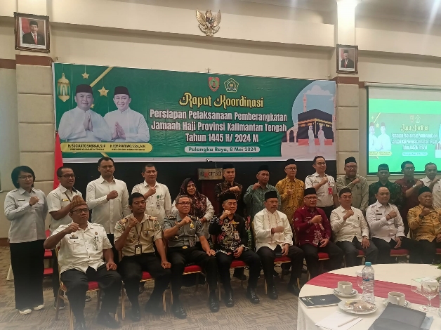 Pemkab Seruyan Ikuti Rakor Persiapan Keberangkatan Jemaah Calon Haji