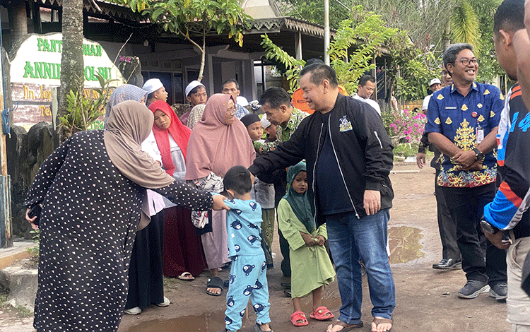 Bangunan Terbakar, Halikinnor Kunjungi Panti Asuhan Annida Qalbu Salurkan Bantuan