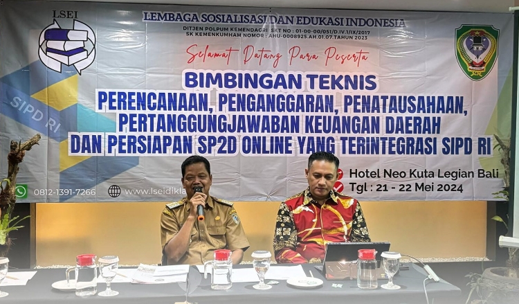 Pj Bupati Seruyan Buka Bimtek Perencanaan dan Pengelolaan Keuangan Terintegrasi SIPD RI