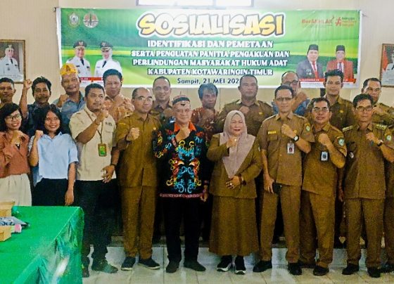 DLH Kotim Sosialisasi Pemetaan Calon Komunitas Masyarakat Hukum Adat, Selasa, 21 Mei 2024