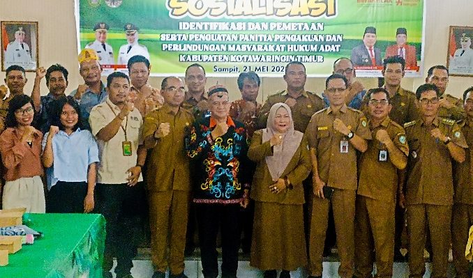 DLH Kotim Sosialisasi Pemetaan Calon Komunitas Masyarakat Hukum Adat, Selasa, 21 Mei 2024