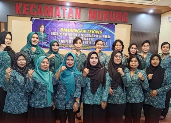 Kegiatan Sosialisasi Program Prioritas Pokja Pokja PKK di Kecamatan Murung, Senin, 6 Mei 2024.