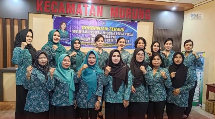 Kegiatan Sosialisasi Program Prioritas Pokja Pokja PKK di Kecamatan Murung, Senin, 6 Mei 2024.