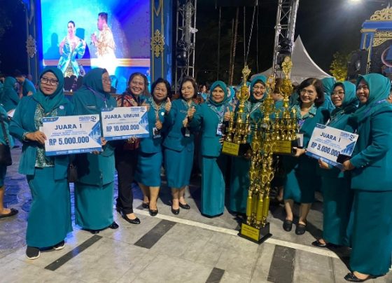 PKK Provinsi Kalteng Meraih Juara Umum Jambore tingkat Nasional, Jumat, 17 Mei 2024.