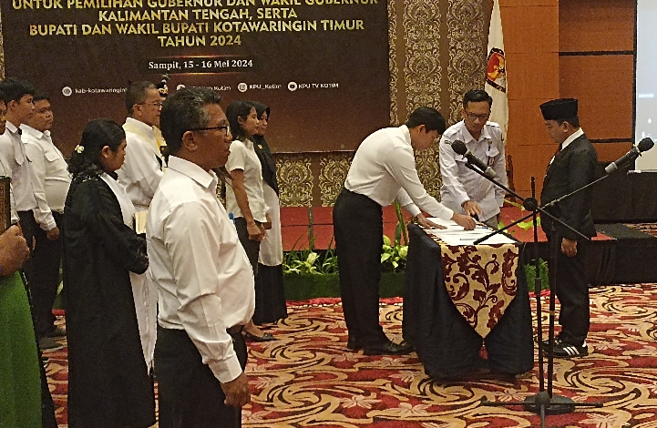Ini Pesan KPU Kotim kepada PPK Pilkada 2024 Pascapelantikan