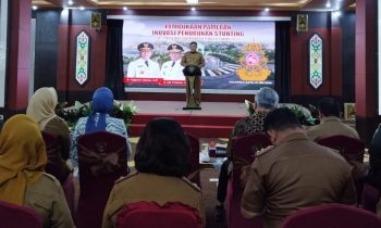 Pembukaan Pameran Inovasi Penurunan Stunting KabupatenKota se Kalteng di Kompleks Kantor Gubernur Kalteng, Selasa, 21 Mei 2024