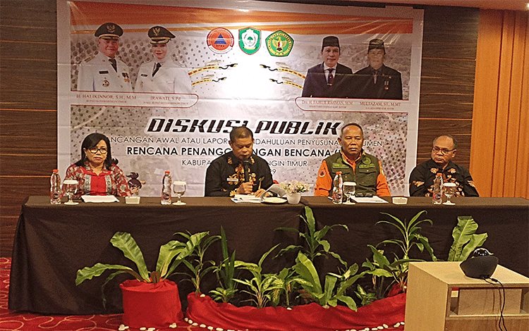 Pemkab Kotim Bersama LPPM UPR Diskusi Penyusunan Dokumen Rencana Penanggulangan Bencana
