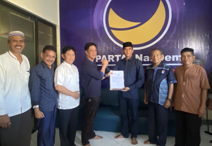 Sidi Ihsan Menjadi Bakal Calon Bupati Pertama Mendaftar ke Partai Nasdem  