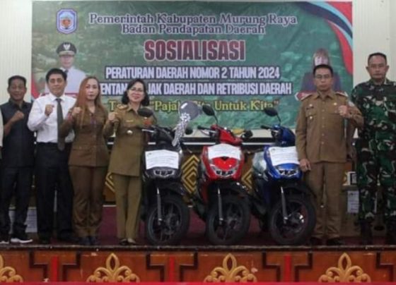 Sosialisasi Perda Nomor 2 Tahun 2024 tentang pajak Daerah dan Retribusi Daerah sekaligus Pengundian hadiah PBB P2, Senin, 6 Mei 2024