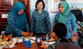 Sosialisasi Program Prioritas Pokja pokja PKK di Kecamatan Tanah Siang Selatan yang bertempat di kantor kecamatan setempat, Selasa, 7 Mei 2024