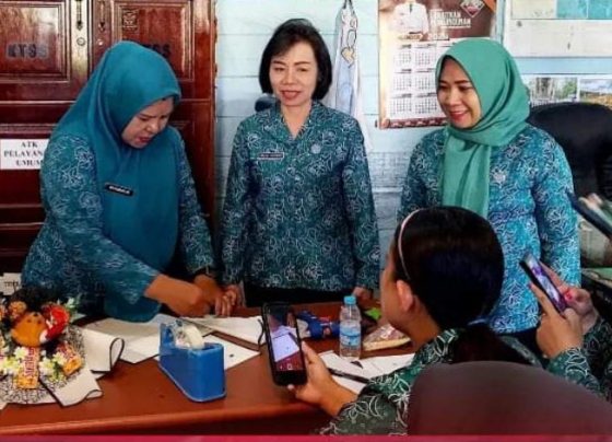 Sosialisasi Program Prioritas Pokja pokja PKK di Kecamatan Tanah Siang Selatan yang bertempat di kantor kecamatan setempat, Selasa, 7 Mei 2024