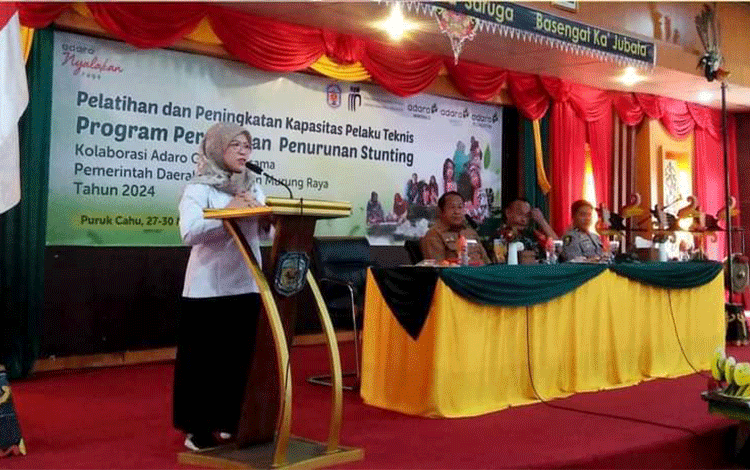 Pemkab Murung Raya Berkolabolasi dengan Perusahaan untuk Menurunkan Kasus Stunting