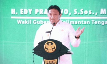 Wakil Gubernur Kalteng H Edy Pratowo menyampaikan sambutannya, Rabu, 23 Mei 2024.