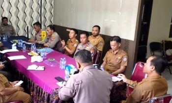 rapat persiapan dan pematangan kegiatan Gebyar Posyandu Presisi Polda di aula Pos Polisi, Bundaran Emas, Senin, 6 Mei 2024