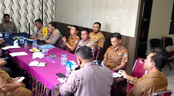 rapat persiapan dan pematangan kegiatan Gebyar Posyandu Presisi Polda di aula Pos Polisi, Bundaran Emas, Senin, 6 Mei 2024