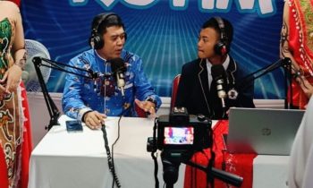 Podcast SMPN 1 Sampit turut memeriahkan stand Disdik Kotim pada pembukaan Sampit Expo 2024, Sabtu, 8 Juni 2024