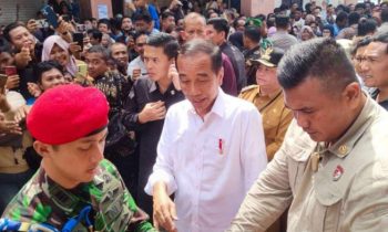 Presiden RI Joko Widodo saat ke PPM didampingi Bupati Kotim Halikinnor, Rabu, 26 Juni 2024.