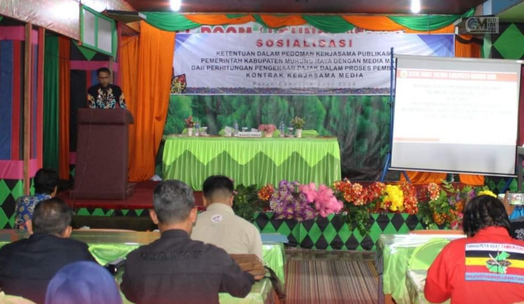 Sekwan DPRD Mura Gelar Sosialisasi Perbup tentang Pedoman Kerjasama Publikasi