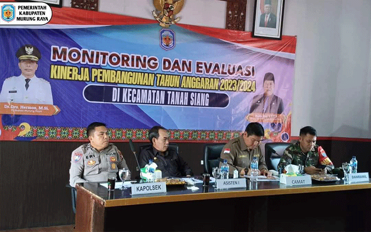 Monev Kinerja di Tanah Siang Evaluasi Penyelenggaraan Pemerintahan