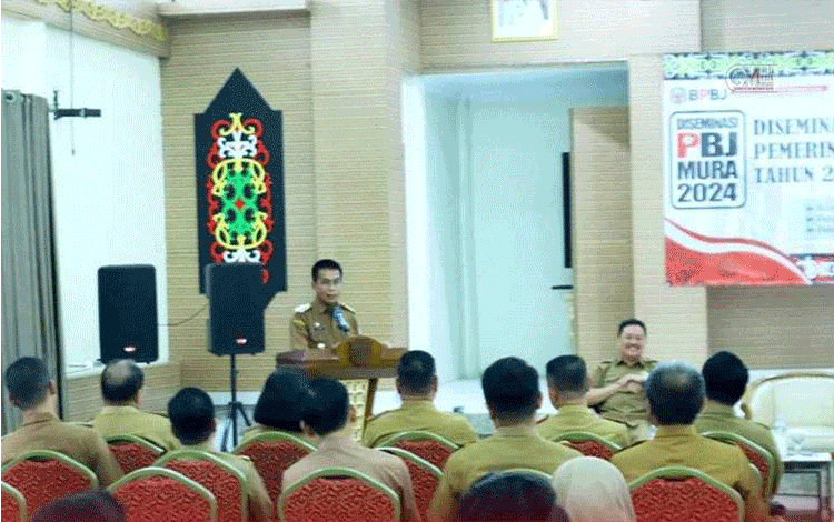 Pj Bupati Murung Raya: Pengadaan Barang/Jasa Harus Sesuai Peraturan yang Berlaku