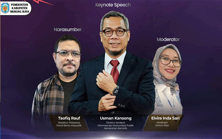 Diskominfo SP Murung Raya Ikuti Bimtek Jarkom “Merawat Indonesia dengan Berita Mencerahkan”