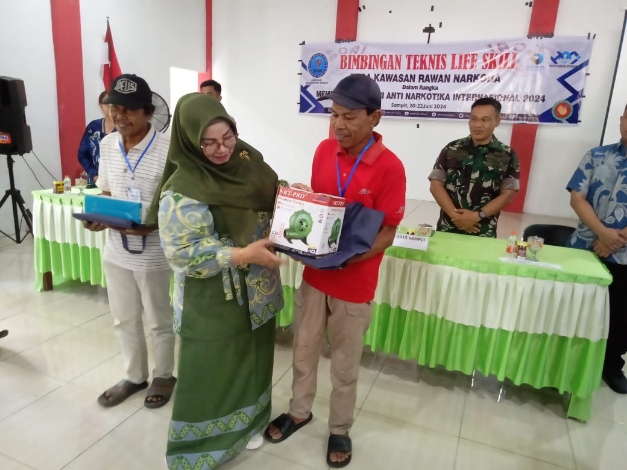 Gelar Bimtek Keterampilan Hidup di Kawasan Rawan Narkoba 