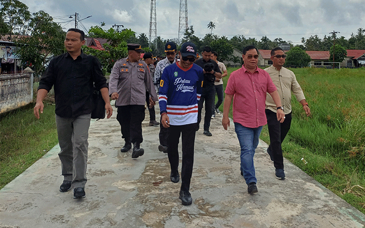 Halikinnor Bahas Pembukaan Jalan Kotim-Katingan Dengan Jokowi
