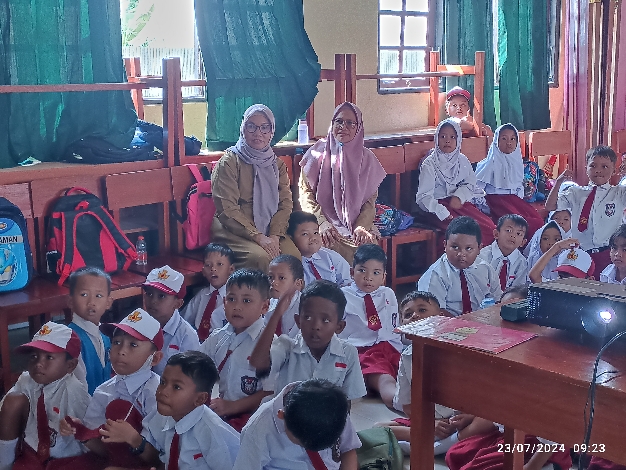 Siswa di Kotim Saksikan Siaran Langsung Peringatan Hari Anak Nasional 2024
