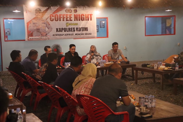 Kapolres Baru Bersilaturahmi dengan PWI Kotim