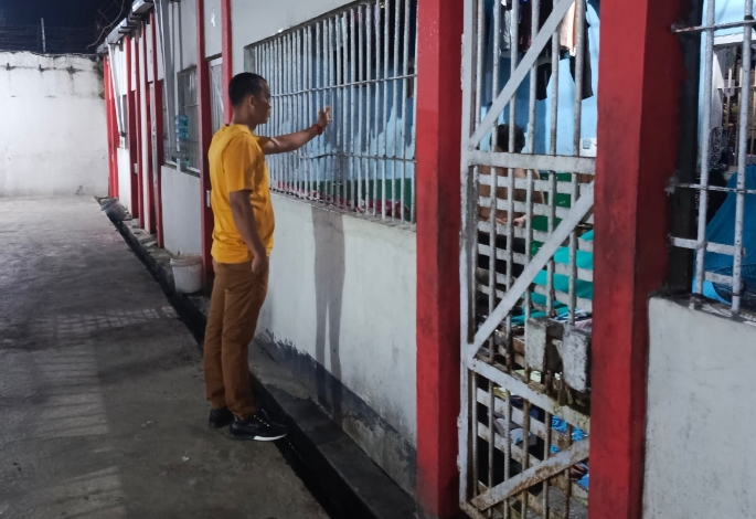 Pastikan Keamanan Lapas Sampit dengan Disiplin Kontrol Keliling