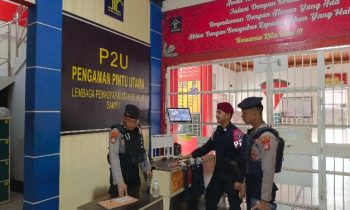 Kunjung personel Polres Kotim ke Lapas Kelas II B Sampit.