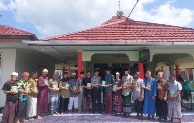 Lapas Sampit saat menerima wakaf Alquran, Selasa, 23 Juli 2024