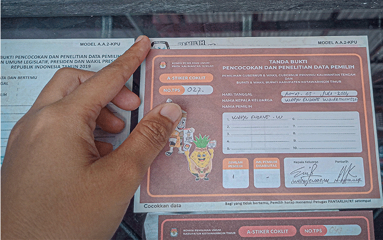 Coklit di Kotim Sudah 76 Persen