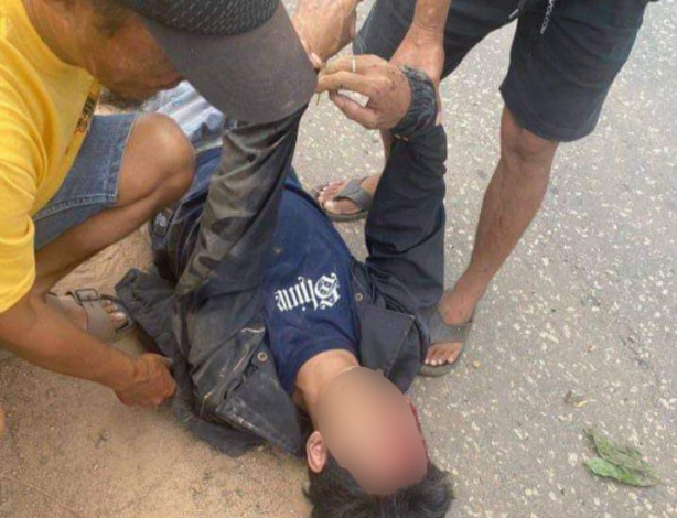 Diduga Mabuk Pria Tak Beridentitas Kecelakaan Tunggal di Kota Besi
