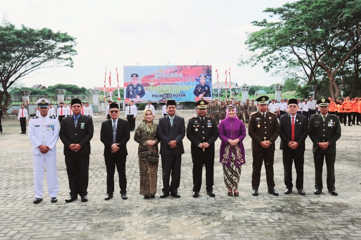 Pj Bupati Seruyan Hadiri Upacara HUT Ke-78 Bhayangkara Tahun 2024