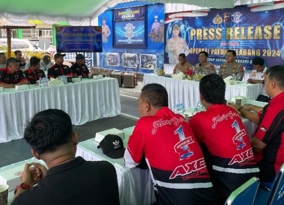 Pers Rilis Ops Patuh Telabang Polres Kotim tahun 2024.Senin, 29 Juli 2024.