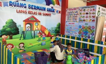 Ruang bermain anak dan laktasi di Lapas Kelas II B Sampit.