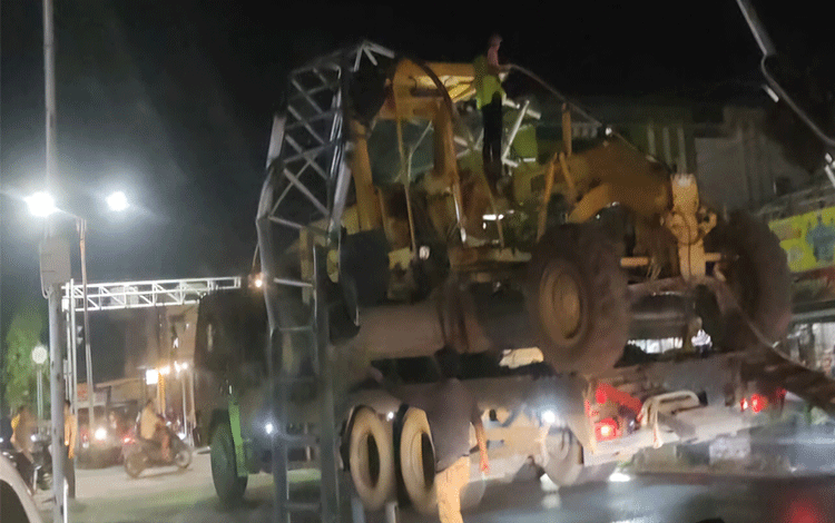 Dishub Kotim Minta Perusahaan Bertanggungjawab atas Kerusakan Lampu Merah Ditabrak Truk