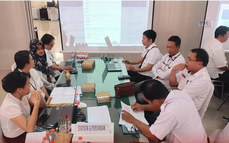 Diskominfo SP Murung Raya Hadiri Pembahasan IKUD Digelar Pemprov Kalteng