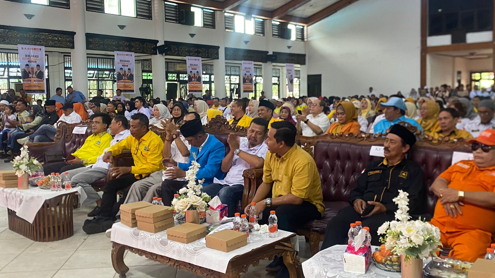 Ratusan Warga Hadiri Deklarasi Sanidin-Suyono