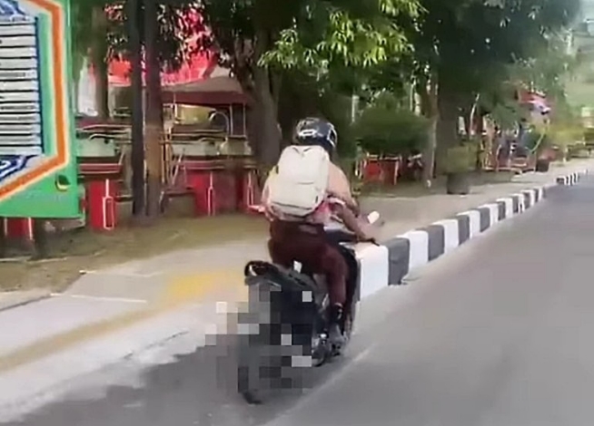 Aksi Remaja Berseragam Pramuka di Sampit Ugal-ugalan Viral di Media Sosial
