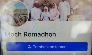 Akun Facebook mengatasnamakan Mochammad Romadhon, Polsek Baamang.