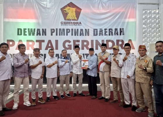 Bakal Calon Bupati Kotim H Sidi Ihsan Nur saat melakukan tes penjaringan Partai Gerindra di Palangka Raya baru baru ini