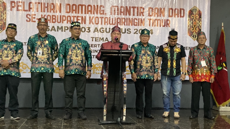 Pelatihan Damang, Mantir dan DAD Se-Kotim Digelar