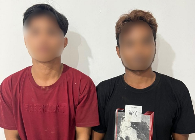 Polsek Telawang Tangkap Dua Tersangka Pencurian Buah Sawit