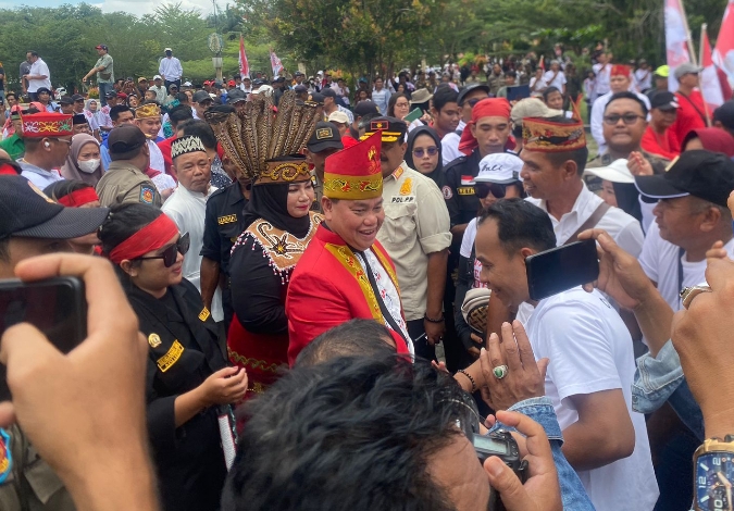 Deklarasi Harati di Taman Kota Sampit Dihadiri Ribuan Warga